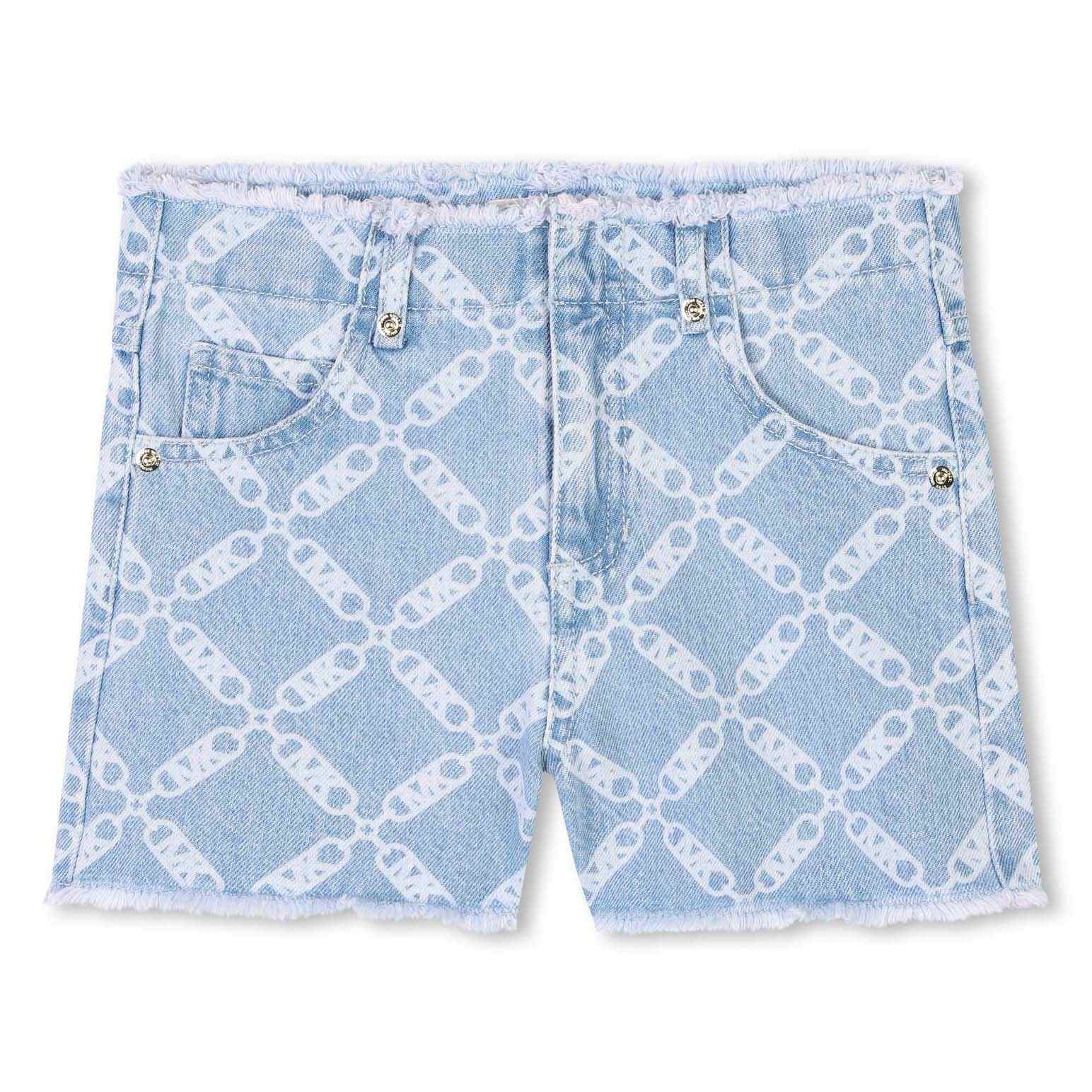 Michael Kors Mk Empire Denim Shorts 4Y - 10Y